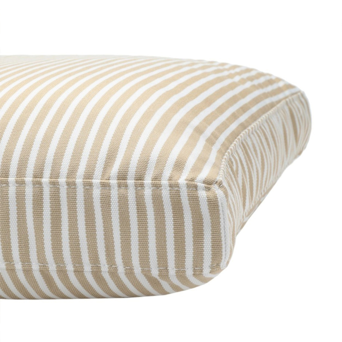 Plastics Outdoor Cushion, Beige Stripes