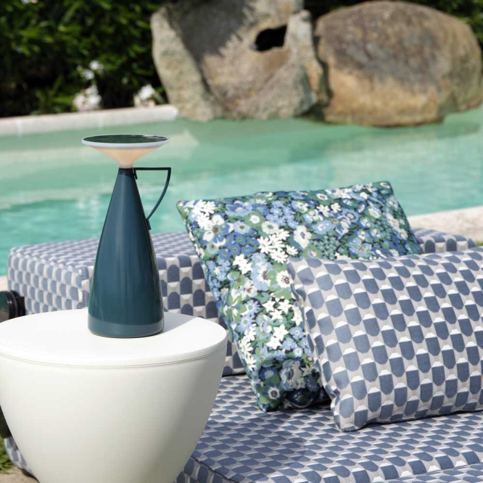 Camomille, Portable Table Lamp, Bordeaux