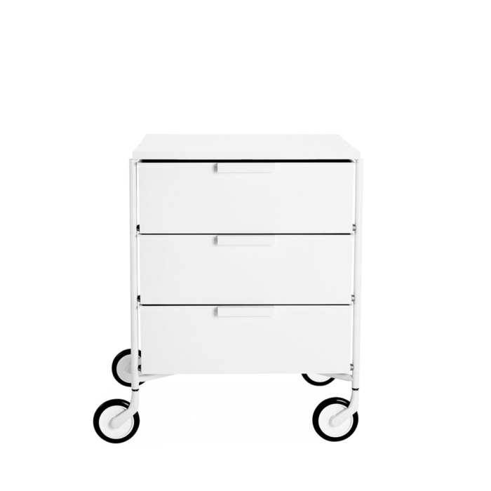 Mobil Mat, Chest of Drawers, Mat White