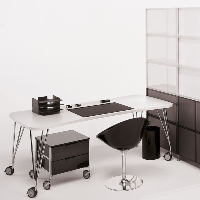 Mobil Mat, Chest of Drawers, Mat White