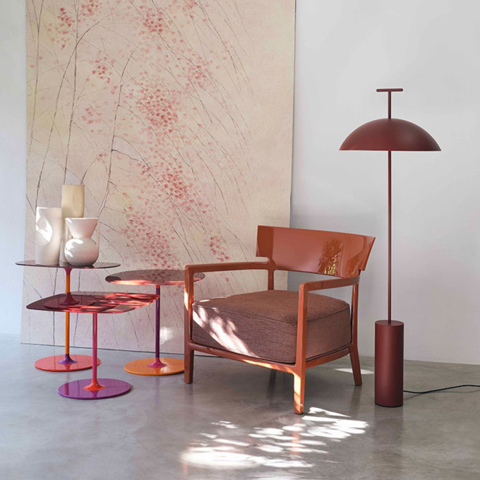 Thierry, Coffee Table, Burgundy