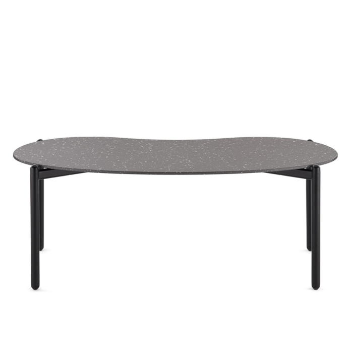 Undique, Coffee Table, Terrazzo-Black, 119 cm