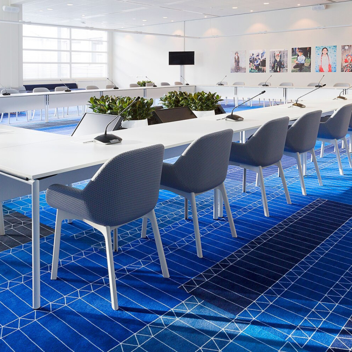 Clap Aquaclean, Chair, Black-Blue