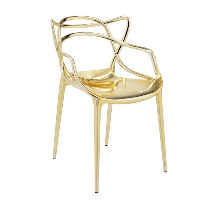 Masters, Dining Chair, Gold