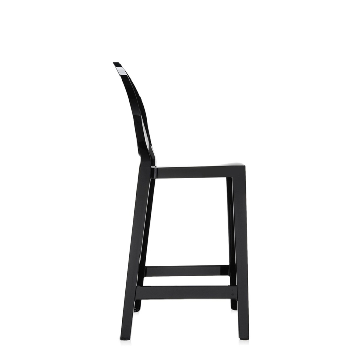 One More, Stool, Glossy Black, 65 cm