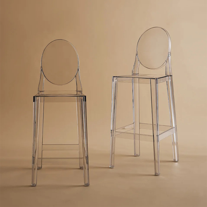 One More, Stool, Crystal, 75 cm