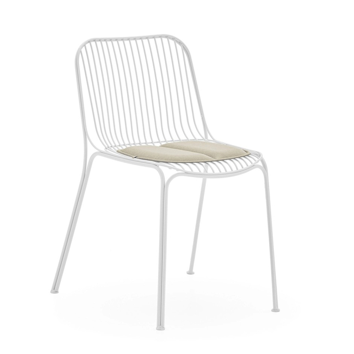 Hiray, Cushion for Chair/Armchair, White