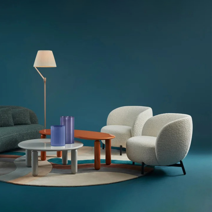 Lunam, Lounge Chair, White