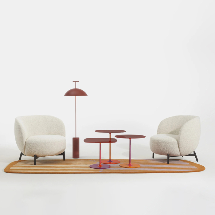 Lunam, Lounge Chair, White