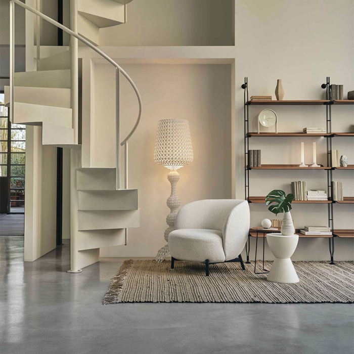 Lunam, Lounge Chair, White