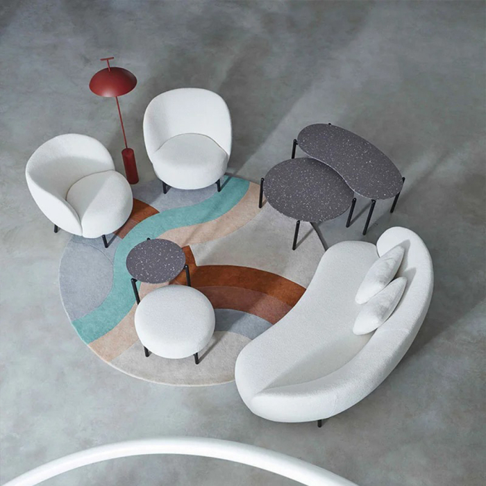 Lunam, Lounge Chair, White