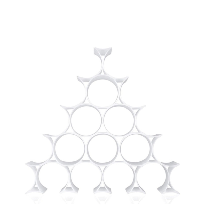 Infinity, Modular Bottle Holder, 16Pcs, White