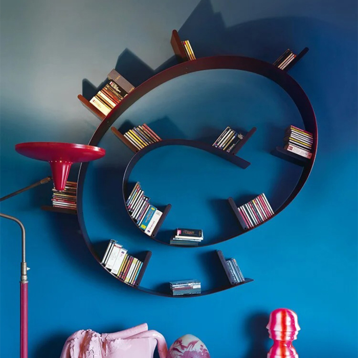 Bookworm, Bookcase, 11 Bookends, Black