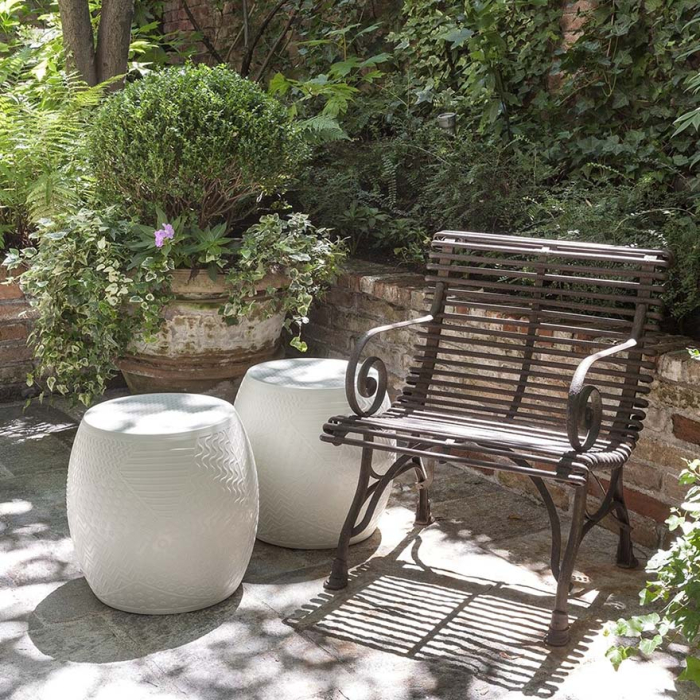 Roy, Outdoor Stool, Blue