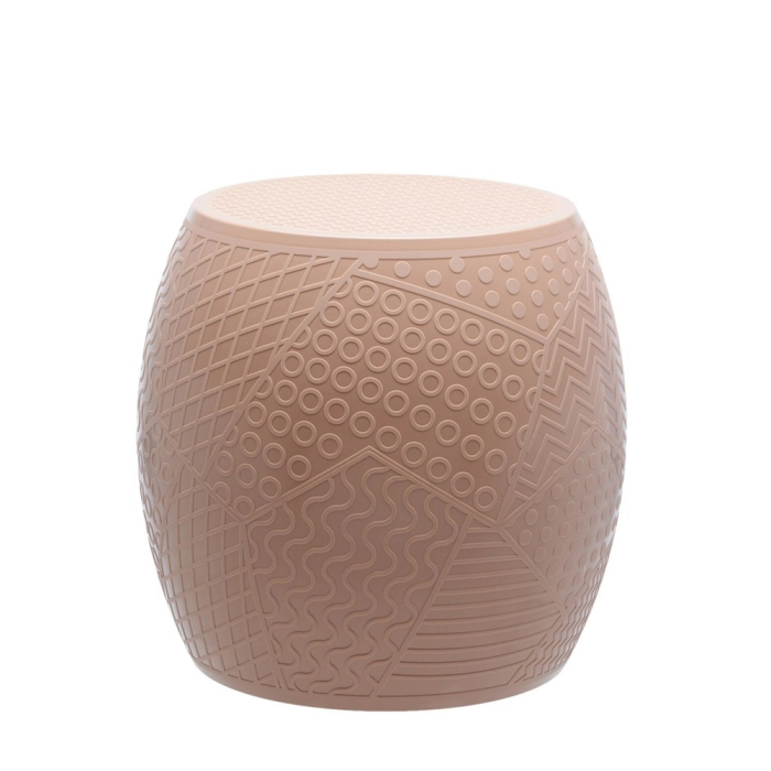 Roy, Outdoor Stool, Dusty Pink