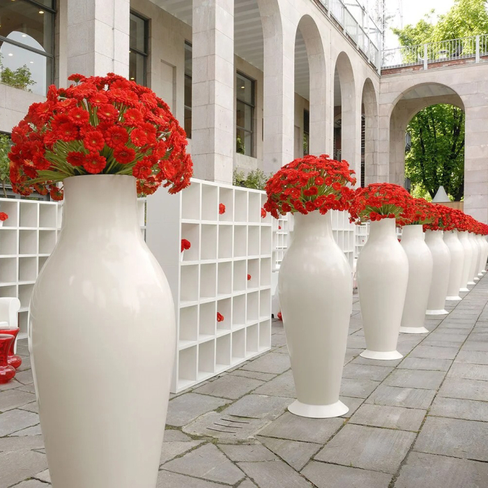 Misses Flower Power, Planter, Black