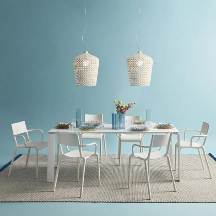 Kabuki, Pendant Lamp, White