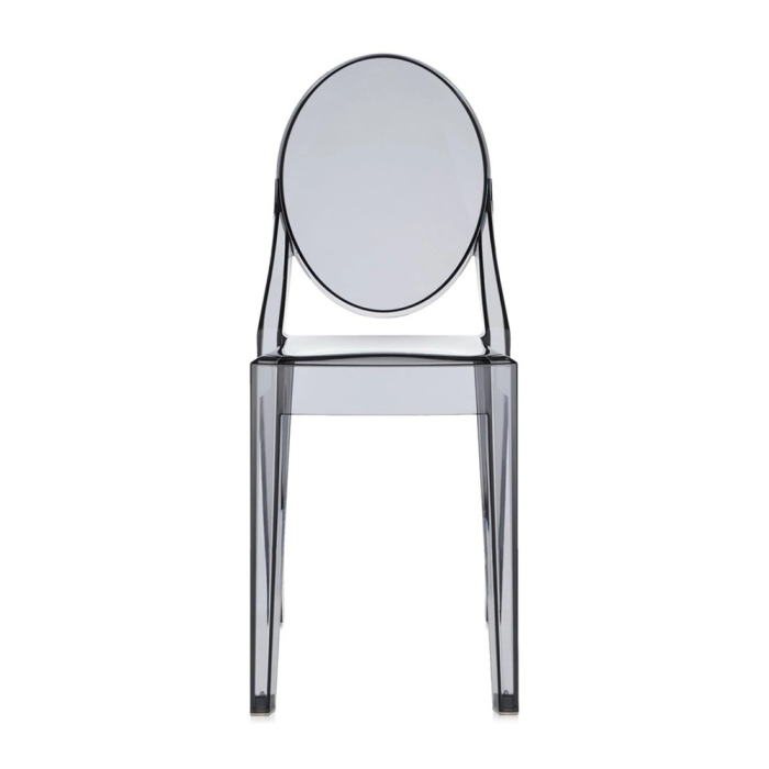 Victoria Ghost, Outdoor Dining Chair, Smoke Grey