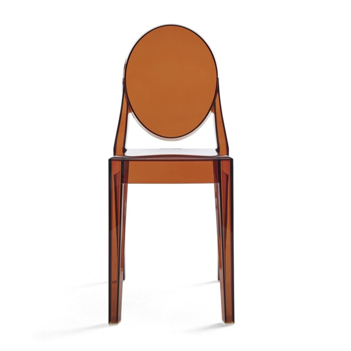 Victoria Ghost, Outdoor Dining Chair, Amber