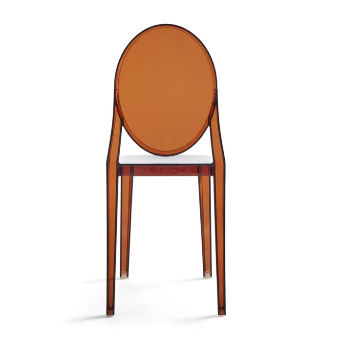 Victoria Ghost, Outdoor Dining Chair, Amber