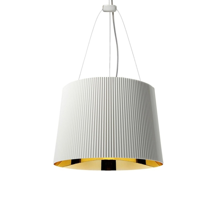 GE', Pendant Lamp, White-Gold