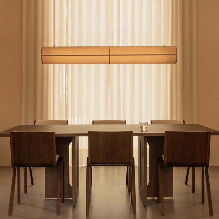 Hashira, Linear Pendant Lamp, Raw