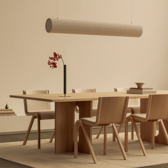 Hashira, Linear Pendant Lamp, Raw