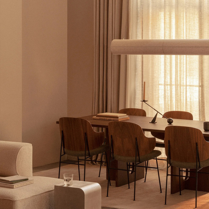 Hashira, Linear Pendant Lamp, Raw