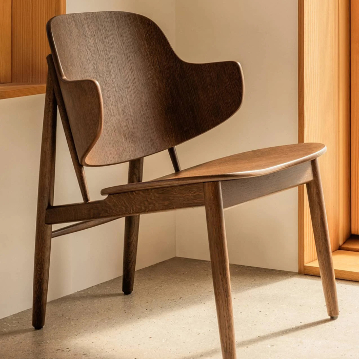 The Penguin, Wooden Lounge Chair