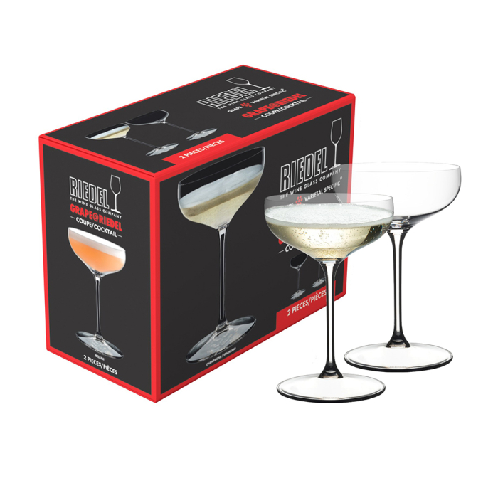 Grape, Coupe Glass, Set of 2