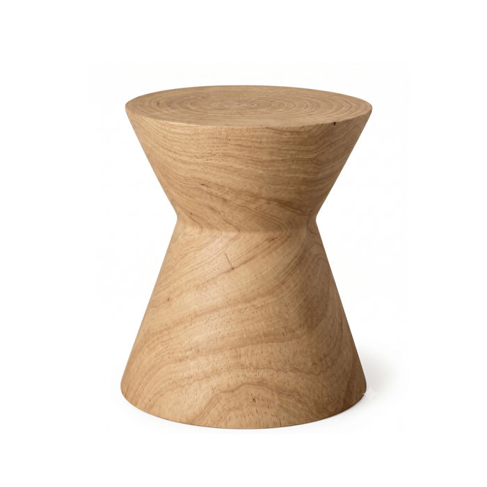 Eyla, Pouf, Natural Oak