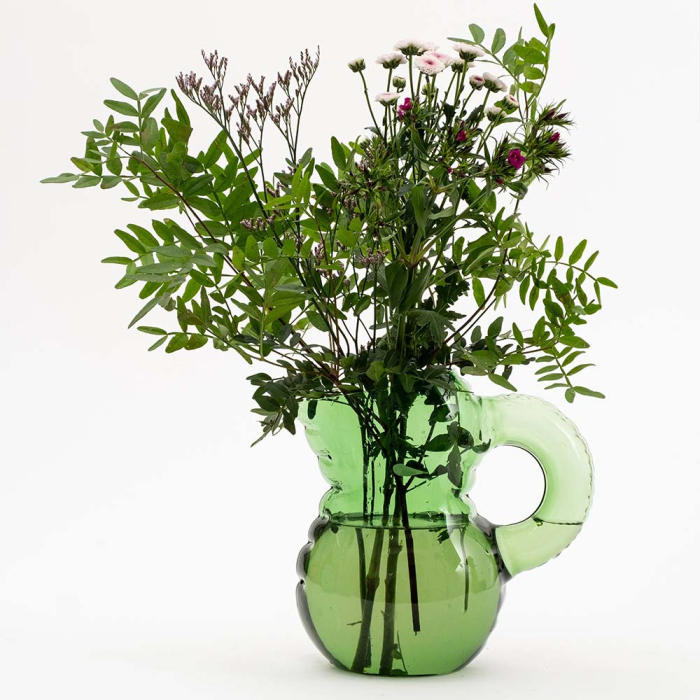 Emily, Glass Jug, Orchid