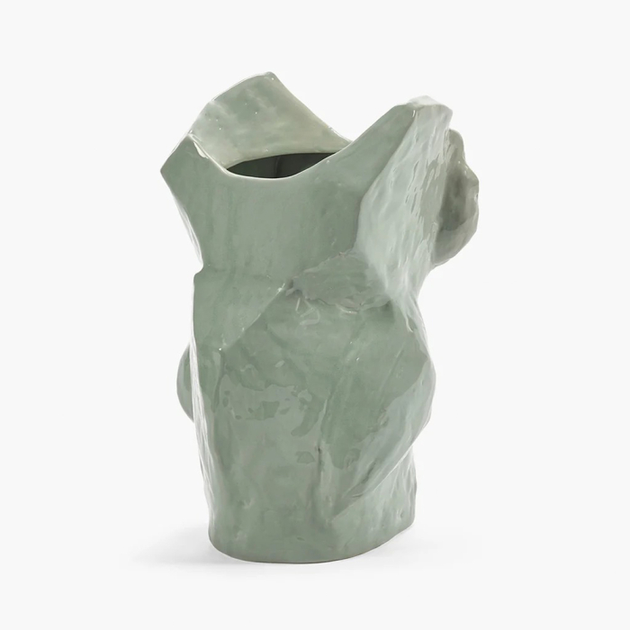 After Midnight, Marni, Owl Vase, Large, Light Blue
