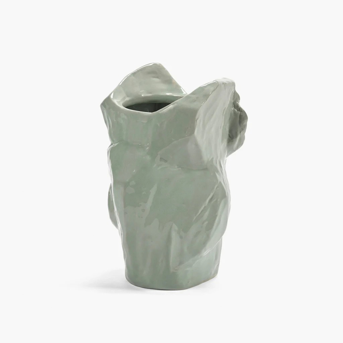 After Midnight, Marni, Owl Vase, Small, Light Blue