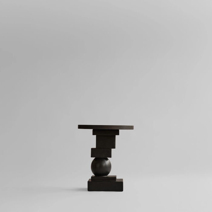 The Artist, Side Table, Coffee Black Oak