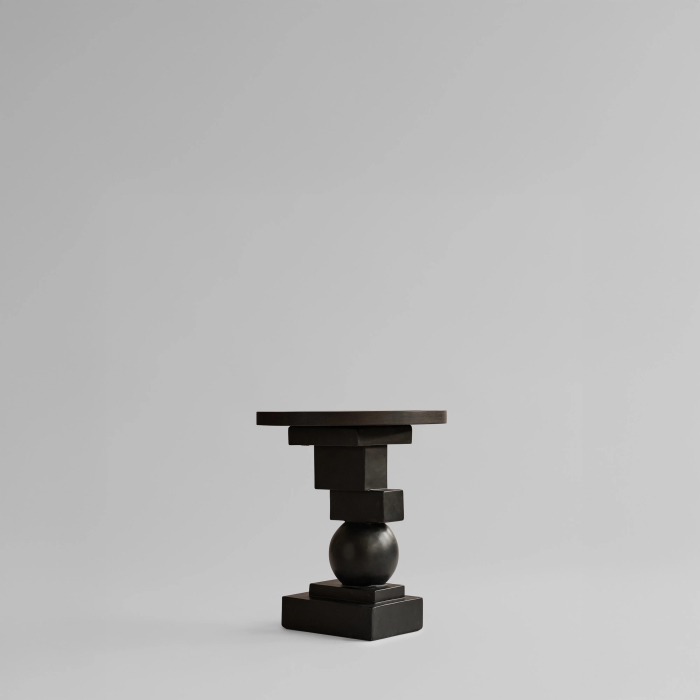 The Artist, Side Table, Coffee Black Oak