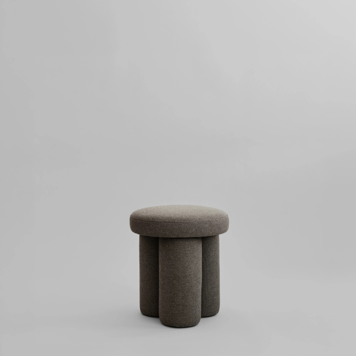 Big Foot, Stool, Stone Gray