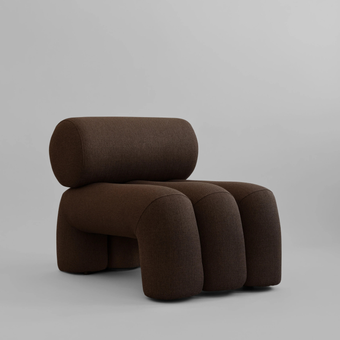 Foku, Chair, Dark Brown