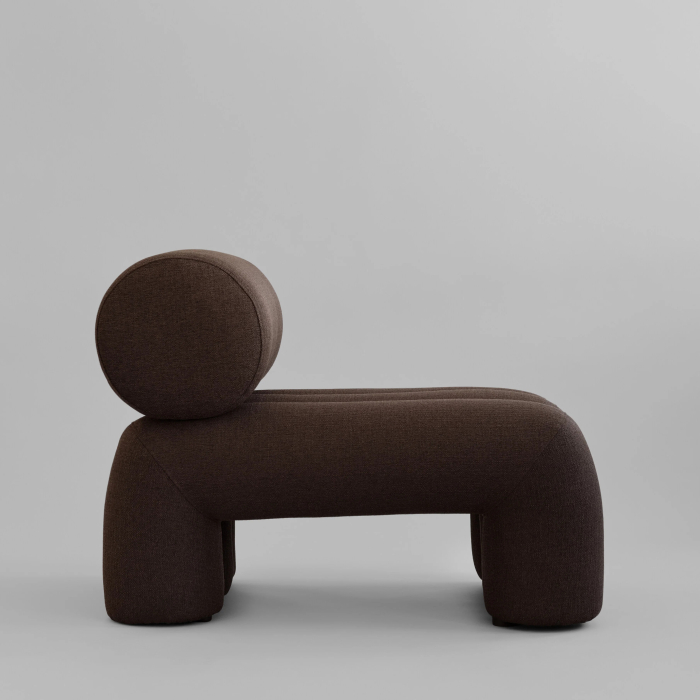 Foku, Chair, Dark Brown