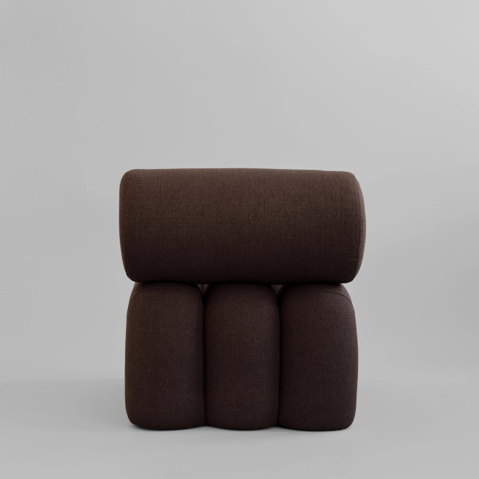Foku, Chair, Dark Brown