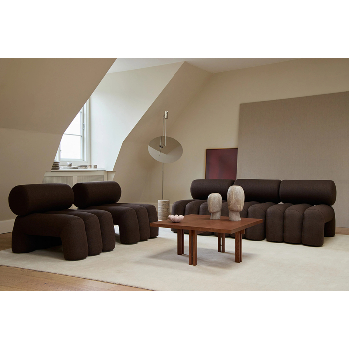 Foku, Chair, Dark Brown