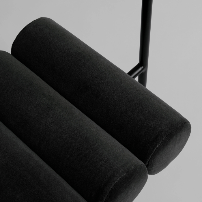 Hiro, Dining Chair, Black Frame-Peat