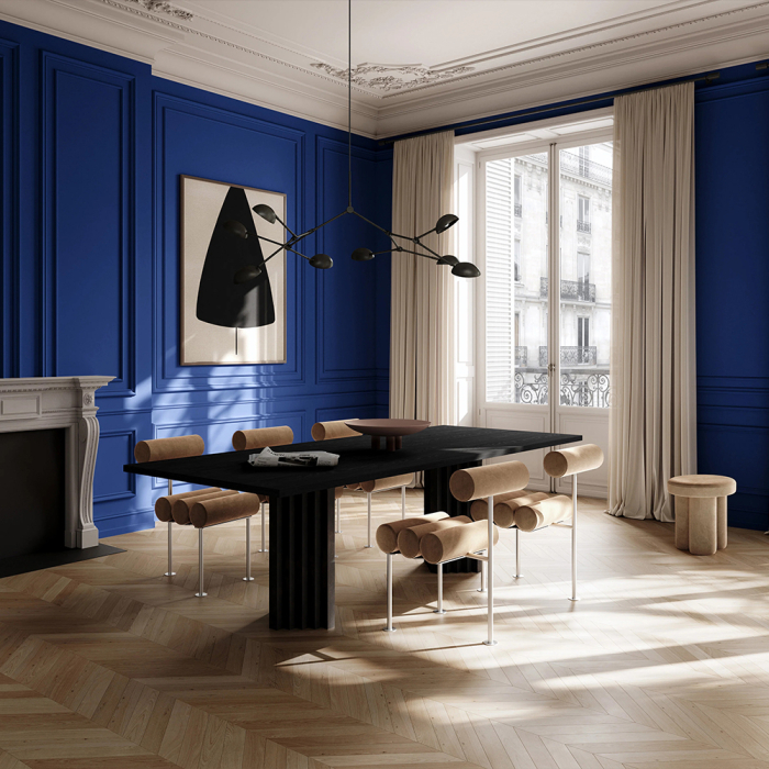 Hiro, Dining Chair, Stainless Steel-Desert
