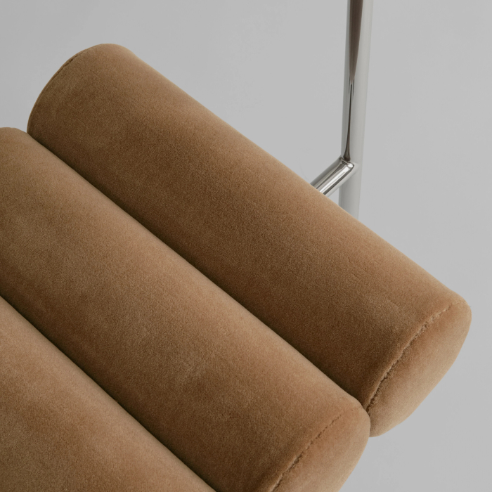Hiro, Dining Chair, Stainless Steel-Desert