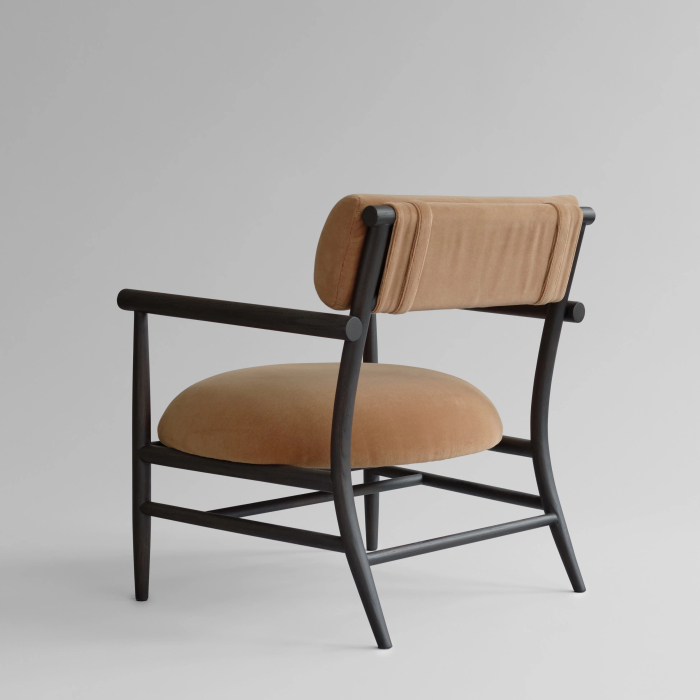 Nama, Lounge Chair, Coffee Black Oak-Desert 