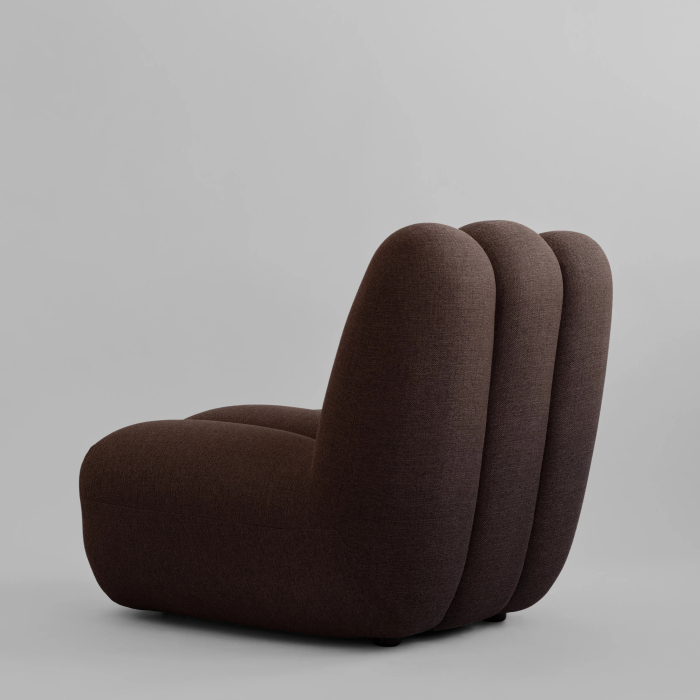 Toe, Lounge Chair, Dark Brown