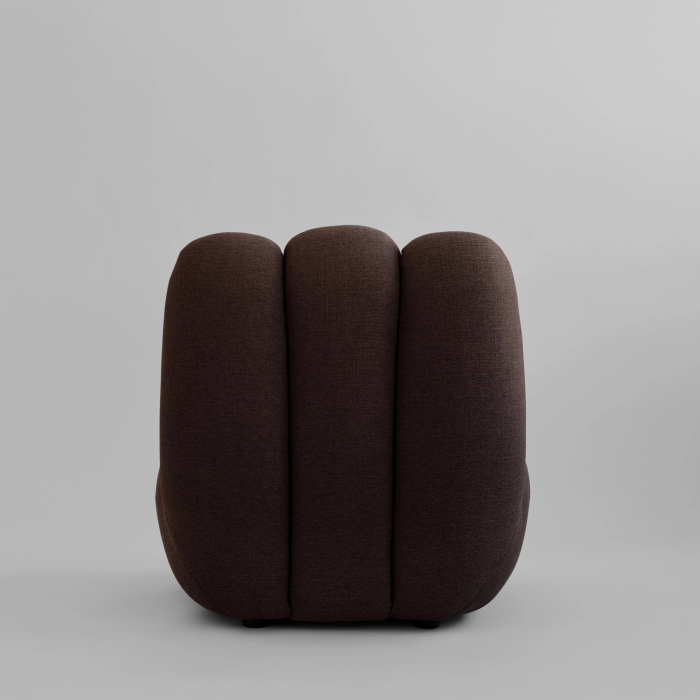 Toe, Lounge Chair, Dark Brown