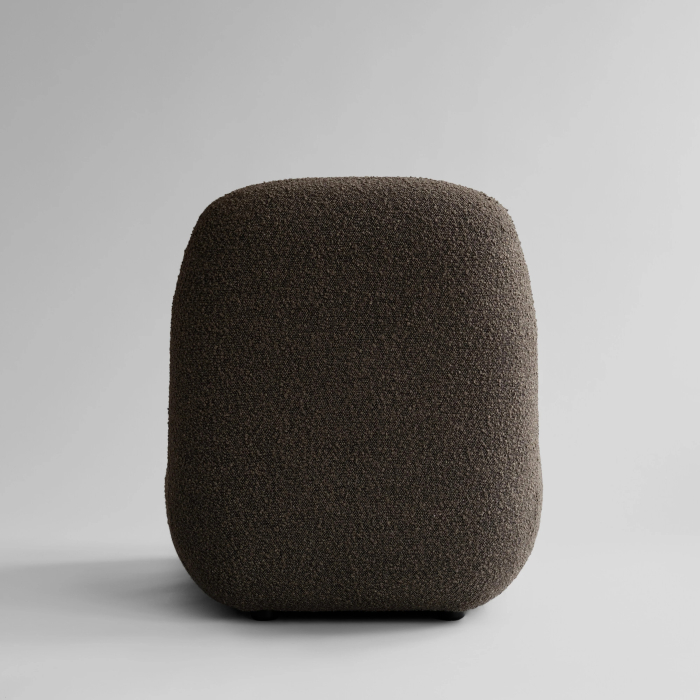 Toe, Lounge Chair, Flat, Deep Taupe
