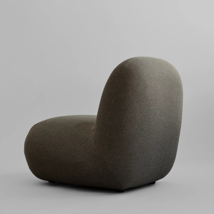 Toe, Outdoor Lounge Chair, Flat, Stone Gray