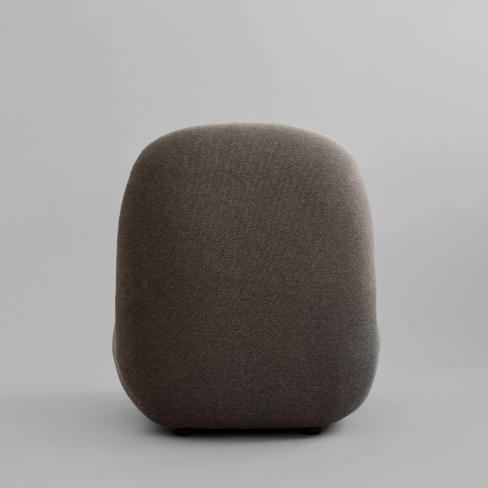 Toe, Outdoor Lounge Chair, Flat, Stone Gray